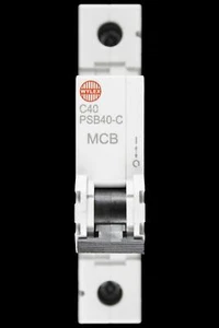 WYLEX 40 AMP CURVE C 10kA MCB CIRCUIT BREAKER PSB40-C - Picture 1 of 6