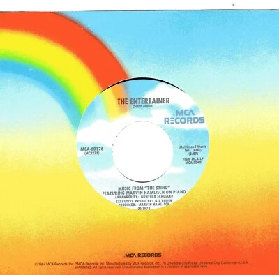 Marvin Hamlisch:  Music From The Sting: The Entertainer / Solace .. 45 RPM 5126 - Image 1 of 3