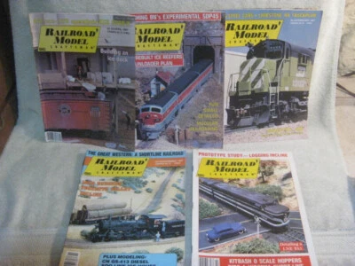 Model Railroad Craftsman  Magazine Lot of 5 Issues  Trains 1987 - Image 1 of 4