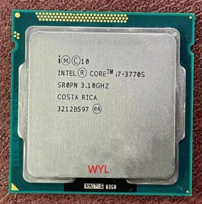 3rd Gen Intel Core i7-3770S LGA1155 CPU Processor Quad-Core 3.1GHz SR0PN - Image 1 of 4