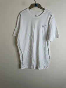 Nike T Shirt Gr. XL Extra Large Weiß Logo Spruch Stickerei Oberteil Tshirt Herren - Bild 1 von 8