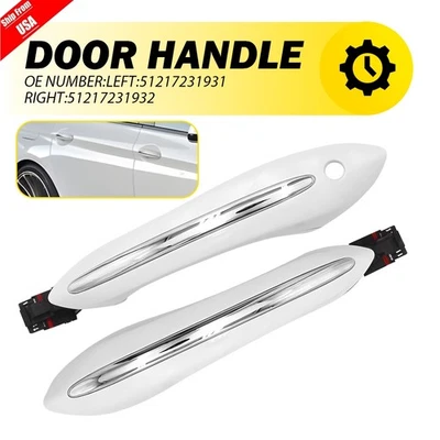 Comfort Access Front Exterior Door Handle Chrome for BMW 535i 550i 520i 528i US - Image 1 of 4