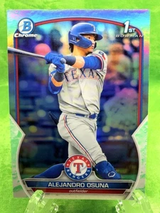 Alejandro Osuna - Lunar Glow - 2023 Bowman Chrome #BCP-131 Texas Rangers - Bild 1 von 11