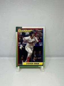 2025 Topps Series 2 35th ANNIVERSARY Steven Kwan #90B2-9 - Cleveland Guardians - Picture 1 of 2