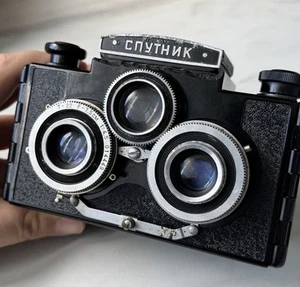 SOWJETISCHE UDSSR "SPUTNIK" 6x6 STEREO MITTELFORMAT KAMERA - Bild 1 von 10