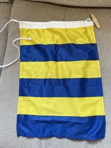 International Code Maritime Naval Signal Flag G - Nautical/Boat/Ship/Vessel - Picture 1 of 4