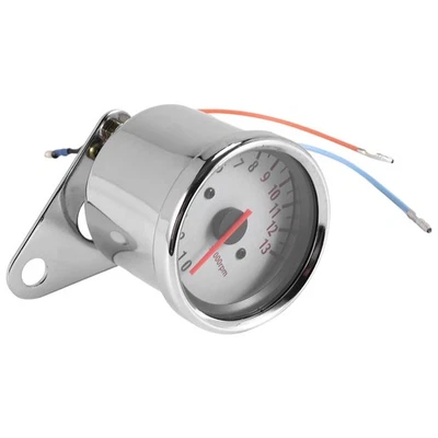 Universal Motorrad Roller 13000 RPM Analog Tachometer Lehre Nachtlicht O4K67053 - Bild 1 von 4