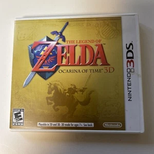 Legend of Zelda Ocarina of Time 3D Nintendo 3DS Case & Manual Only *No Game* - Picture 1 of 4