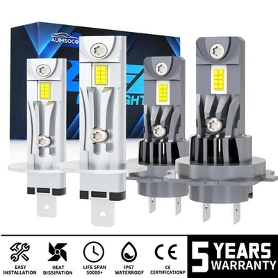 For Kia Optima Sedan 4-Door 2006-2007 LED Headlights Bulbs Cool White Hi/Lo Beam - Image 1 of 4