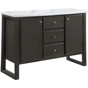 ACME Madan Server in Gray Oak Finish - Picture 1 of 7