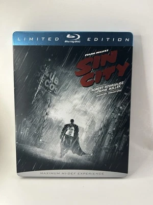 RARE OOP SIN CITY Netherlands Dutch Blu-ray Steelbook Metalpack Import release - Image 1 of 3