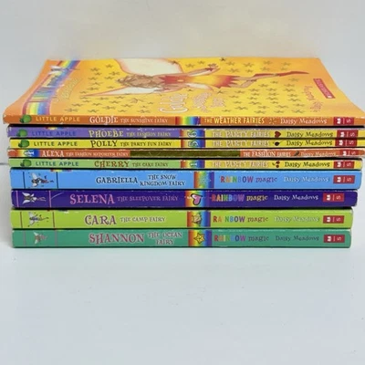 Rainbow Magic Fairies Book Lot Of 9 Daisy Meadows Scholastic Chapter Books - Image 1 of 4