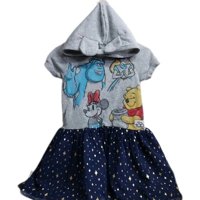 Disney 100 Grey Sweater Dress Girls Size M (7/8)  - Image 1 of 4