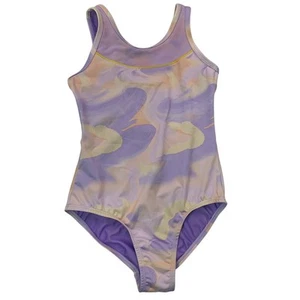 NWT New Cat & Jack Girls Medium (8) Pastel Marble Gymnastics Leotard - Picture 1 of 3