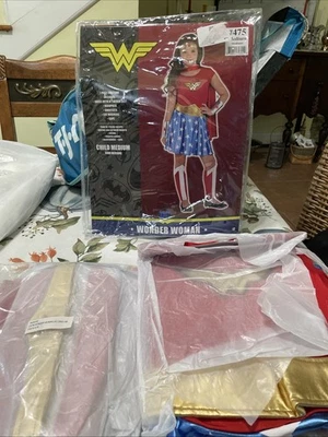 Disfraz Halloween Mujer Maravilla Niñas Talla M 8-10 Años Foto 1 de 4