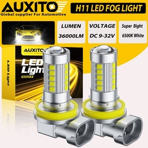 Bombillas antiniebla LED AUXITO H8 H11 H9 H16 6000K blancas para Infiniti G37 2011-2013 - Imagen 1 de 26