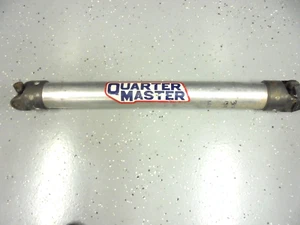 QUARTER MASTER ALUM DRIVESHAFT 30 1/2"NO YOKE-RACING-RAT ROD-MUD-TRUCKS-DIRT-K&N - Picture 1 of 5