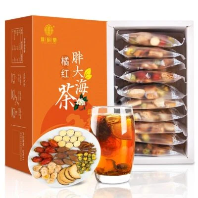 Té negro naranja chino Pangdahai Pang Da Hai JU HUA HONG CHA 120 g (12 g X 10 bolsas) Foto 1 de 4