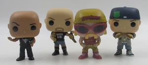 Funko Pop! WWE Lot of 4 - Hulk Hogan, The Rock, Stone Cold, & John Cena - Loose - Picture 1 of 6