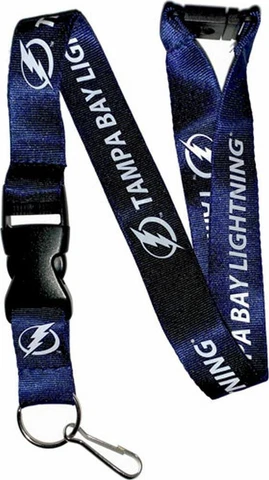 2021 STANLEY CUP NHL BLUE TAMPA BAY LIGHTNING 36" Breakaway Lanyard Keychain Cover