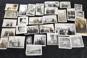 Konvolut 35 Fotos Familie Freunde Männer Frauen Kinder schwarz-weiß 1940 - Bild 1 von 4