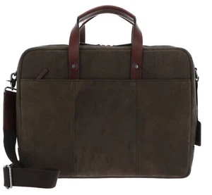 LEONHARD HEYDEN Hudson Zip Briefcase 2 Compartment Businesstasche Tasche Brown - Bild 1 von 6