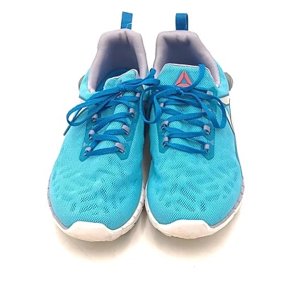 Reebok Zpump Fusion 2.5 Womens Size 7.5 Blue Mesh Running Sneaker Shoes AR0095 - Image 1 of 4