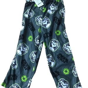 Star Wars Kids Pajama bottoms Boys Sz 4/5 Gray soft fleece NWT - Picture 1 of 2