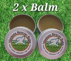 2 X 🐶 Dog Herbal Skin Balm Anti Itch Antifungal 🌿 Natural Vegan - Lick Safe 😛