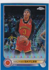 2022 Topps Basketball McDonald's All American #42 Aaliyah Gayles Blue 85/99 - Picture 1 of 2