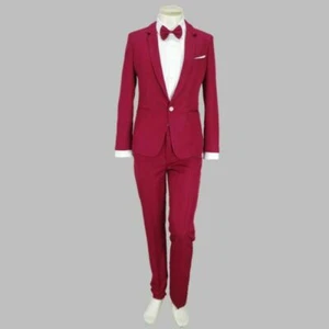 Men's One button Slim fit 2Pcs Suit Formal Wedding dress Performance Costume New - Picture 1 of 15