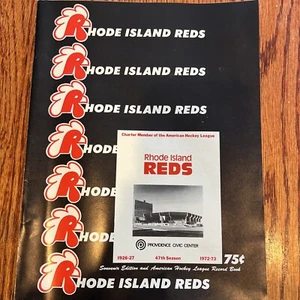 1972-73 Rhode Island Reds Hockey Program - Picture 1 of 4