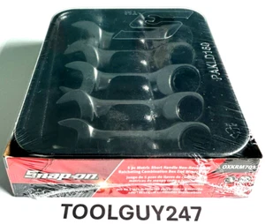 SNAP ON TOOLS OXKRM705 5pc Metric 0° Offset Short Ratcheting Combo Wrench Set+ - Foto 1 di 5