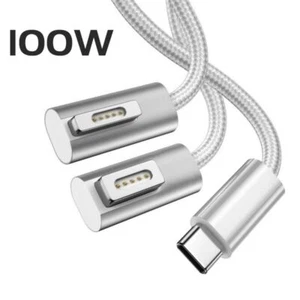 PD Laptop USB Typ-C zu Magsafe 1 2 Schnell ladekabel Stecker-Adapter 100W - Bild 1 von 9