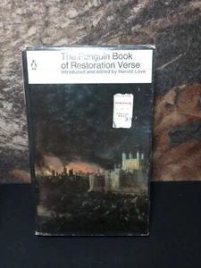 THE PENGUIN BOOK OF RESTORATION VERSE - PENGUIN - Harold Love 1968 HCwDJ - Picture 1 of 15