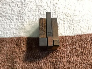 Impresoras tipo madera tipo letra impresión vintage bloque puntuación conjunto 3 períodos - Imagen 1 de 3