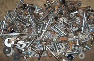 18+ Lbs. Mixed, Hardware, Bolts, Nuts, Fasteners, Washers, Screws, ETC., LOT - Picture 1 of 3