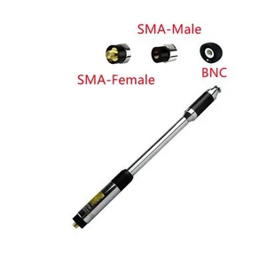144/430MHz SMA-F SMA-M BNC Telescopic Handheld Radio Antenna for Kenwood BAOFENG - Zdjęcie 1 z 23
