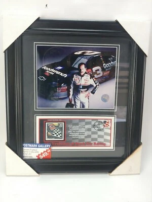 Estampilla de coche de stock de Charlotte 2004 de Dale Earnhardt Sr Evolution enmarcada y mate USPS Foto 1 de 4
