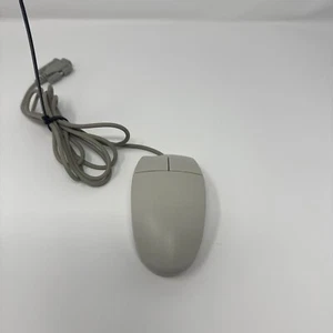 LOGITECH SERIAL Wired Mouse Corded Trackball BEIGE PS2 2 Button M-M34 - Picture 1 of 7