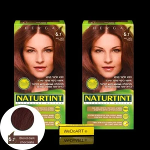 Paquete de 2 Naturtint color de cabello permanente 6.7 rubio chocolate oscuro - Imagen 1 de 1