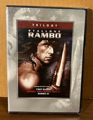 Rambo - Trilogy (Sylvester Stallone) DVD- First Blood/Rambo 2 & 3 - new/sealed - Image 1 of 2
