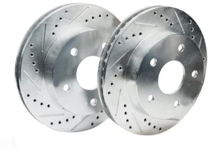 For 2000-2001 Dodge Ram 1500 Brake Rotor Set Front Detroit Axle 39457ZCKK - Picture 1 of 2