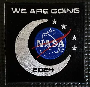 NASA WE ARE GOING 2024 - ARTEMIS ASTRONAUT SPACE PATCH - 3.5” - Picture 1 of 1