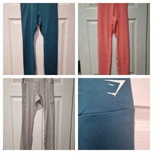 Gymshark Leggings Girls Ladies Small NEW Pink Purple Green Grey - Picture 1 of 43