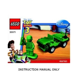 (Instructions) for LEGO 30071 - Toy Story - Army Jeep polybag - MANUAL ONLY - Picture 1 of 1