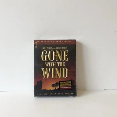 Gone With the Wind: Collectors Edition (DVD, 2004, 4-Disc Set) New Sealed - Image 1 of 4