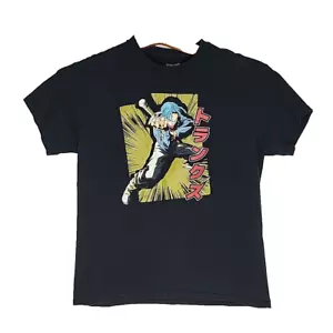 T-shirt Dragonball Z anime cartone animato taglia grande nera manica corta - Foto 1 di 8