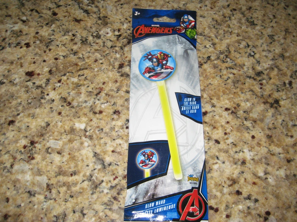 Marvel Avengers Glow Wand Iron Man Captain America 4th of July Party Favor 5pcs