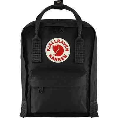 Fjällräven Kånken Mini Kinder Schwarz Rucksack Tasche Wanderrucksack F23561-550